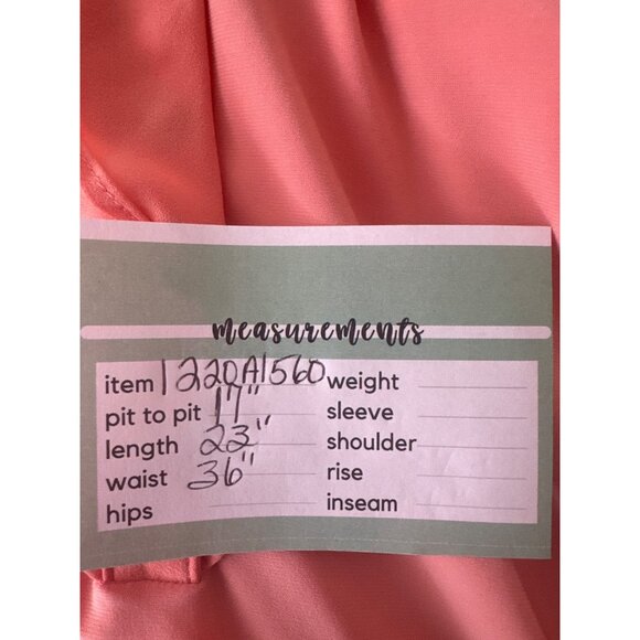 2/$30 White House Black Market XSP Coral Blouse Ruffled V-Neck Rhinestone Button - Picture 5 of 12